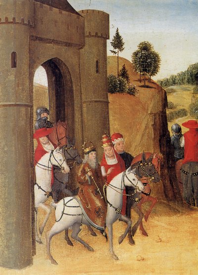 Emperor, Pope, and Duke Depart for Mantua by Unbekannt Unbekannt